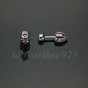 Náušnice pecičky zirkon