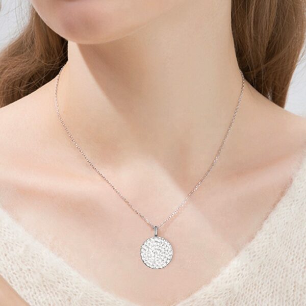 Dámský stříbrný náhrdelník MOON